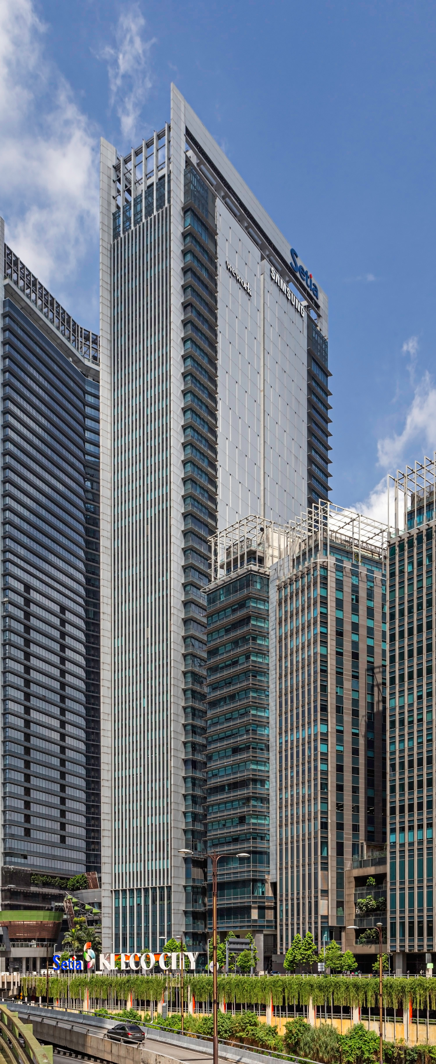 Mercu 2 at KL Eco City, Kuala Lumpur - View from the northeast. © Mathias Beinling
